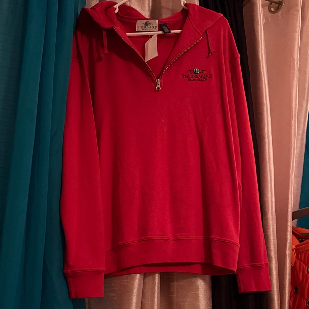 The BREAKERS Women's Vibrant Red Hoodie Sweater